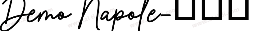 Demo Napole字体转换